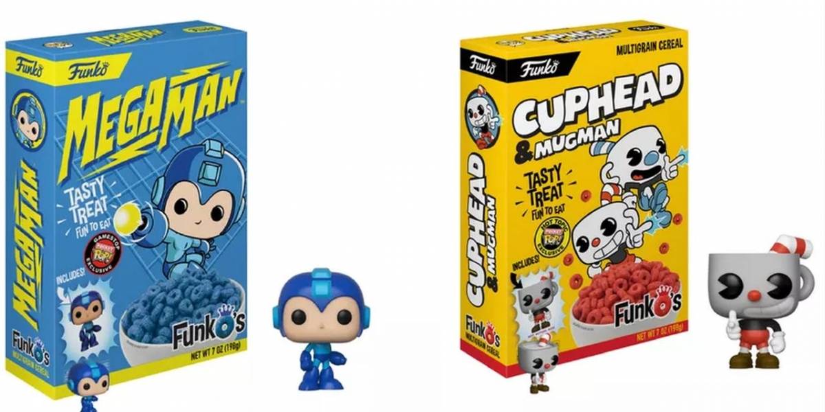 Funko anuncia cereales de Mega Man, Cuphead, Lord of the Rings y más