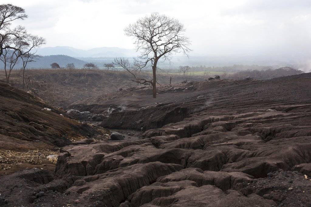hotel La Reunión tras erupción del volcán de Fuego