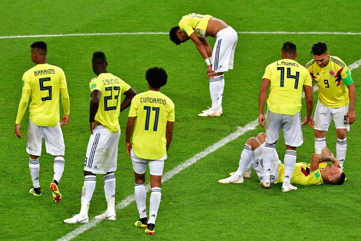 Los colombianos lamentan la eliminación