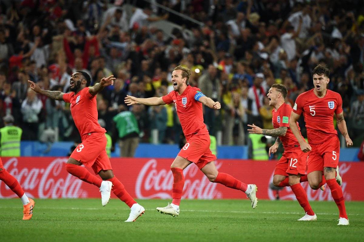 Los ingleses festejaron su clasificación