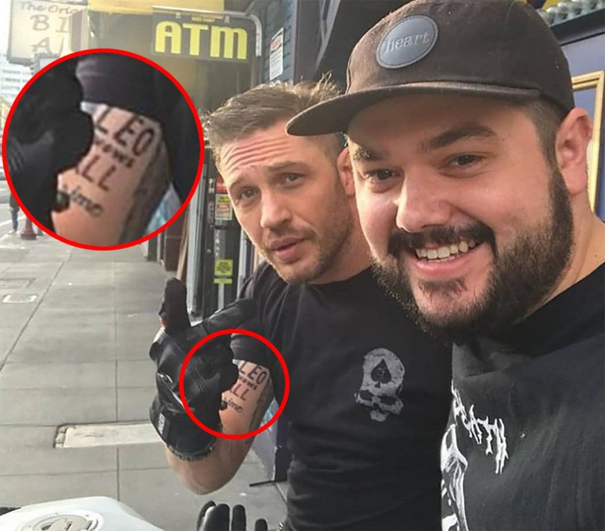 Tom Hardy tatuaje