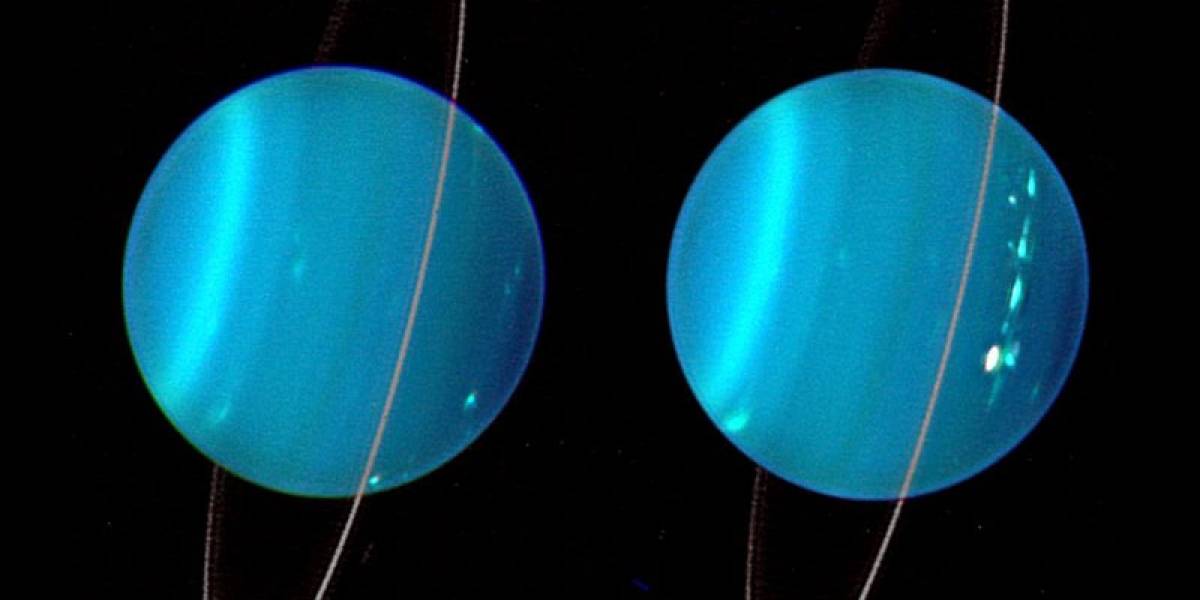 Científicos muestran imágenes de llamativos anillos en el planeta Urano