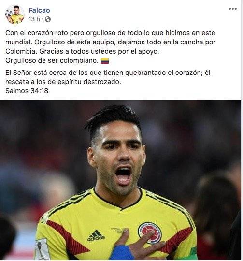 Mensaje Radamel Falcao