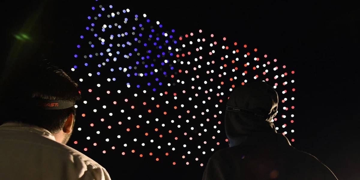 Intel usará 500 drones para reemplazar fuegos artificiales del 4 de julio