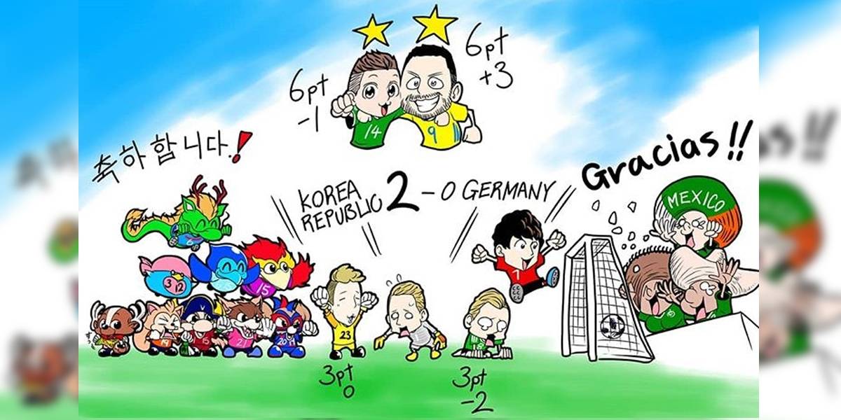 Esta cuenta de Instagram narra el Mundial Rusia 2018 al estilo manga