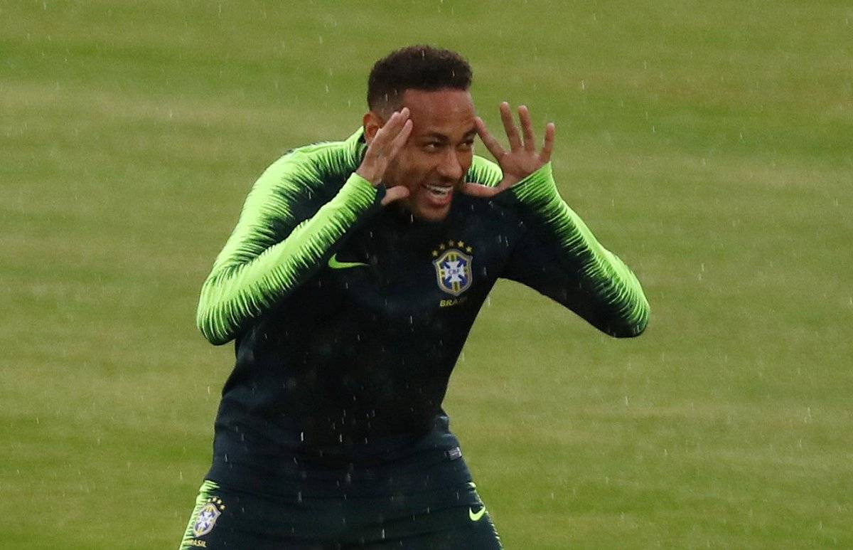 Brasil Neymar treino