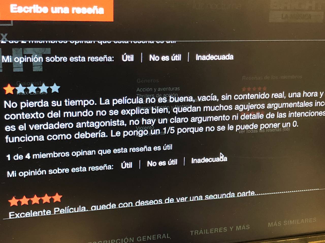 Netflix reseña Netflix reseña