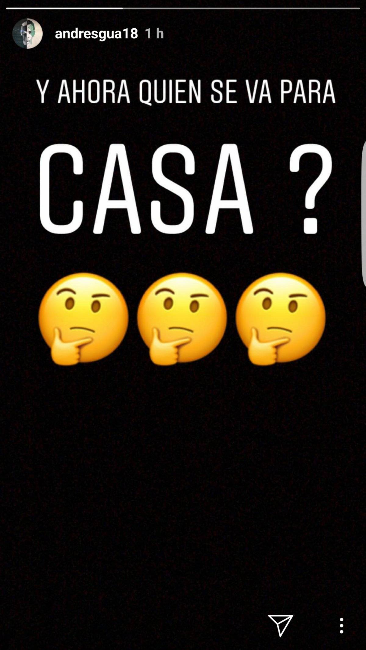 Publicación de Andrés Guardado en Instagram