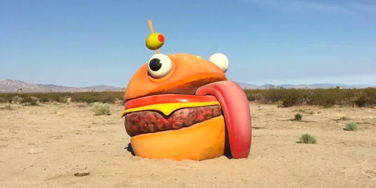 La famosísima hamburguesa de Fortnite desapareció del mapa... y apareció en la vida real