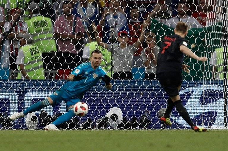Rakitic cobra y anota el penalti de la victoria para Croacia