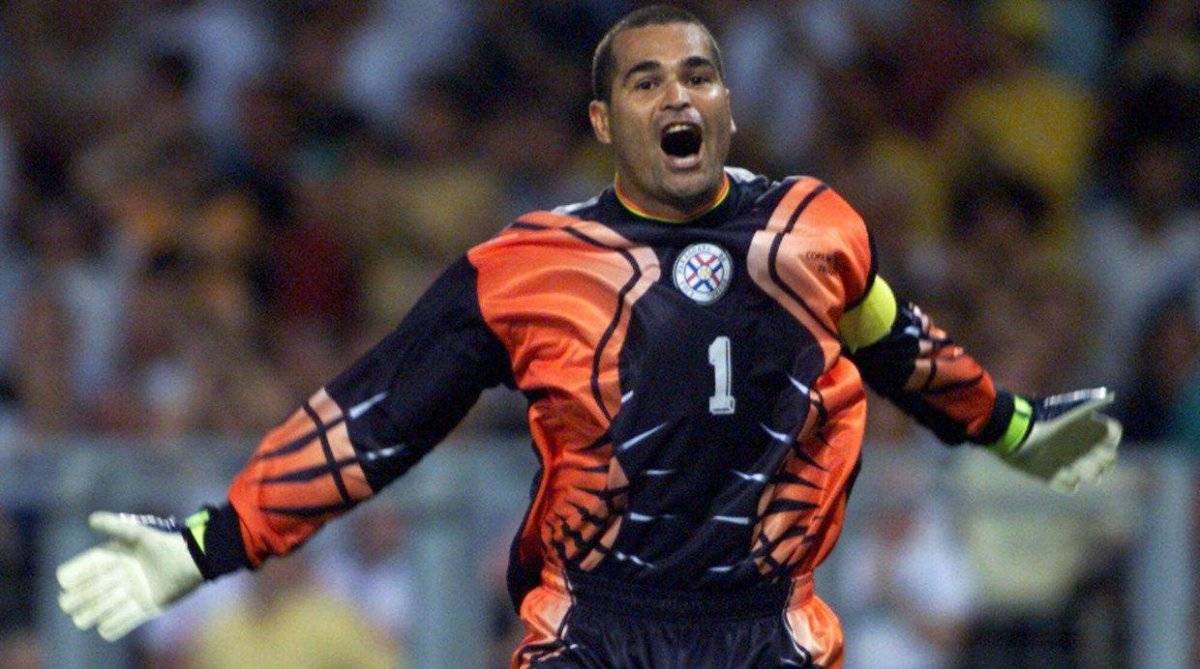 Chilavert jugó dos mundiales con Paraguay.