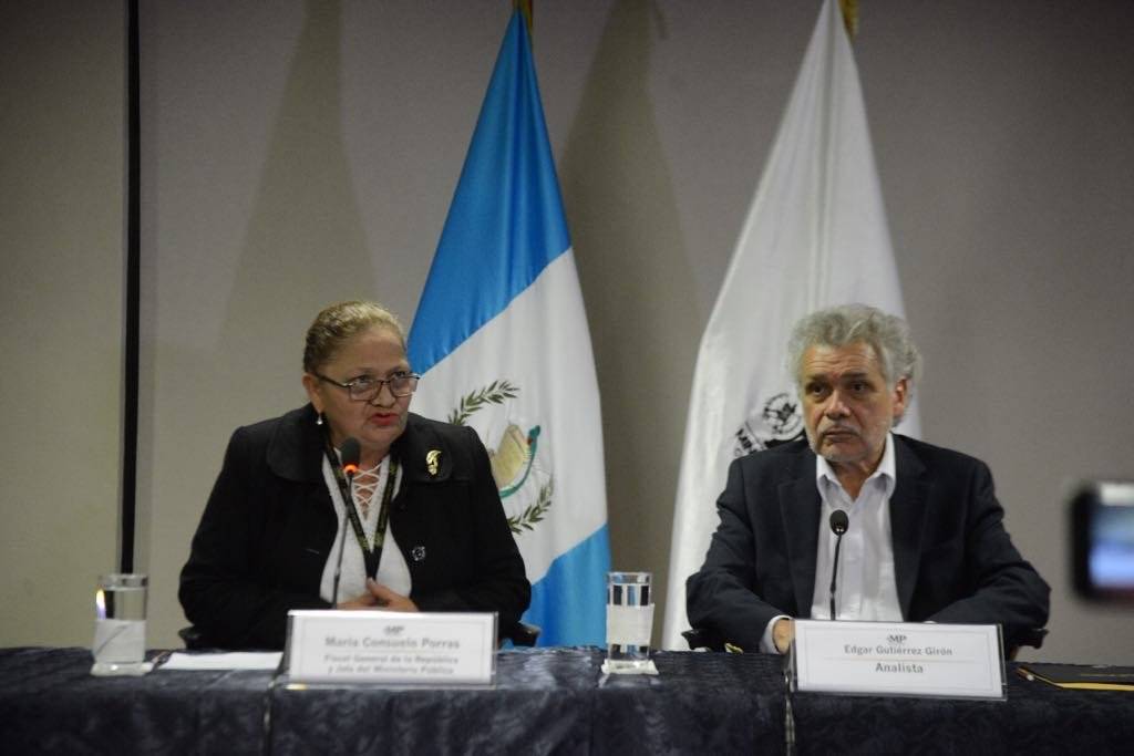 Fiscal general y Edgar Gutiérrez