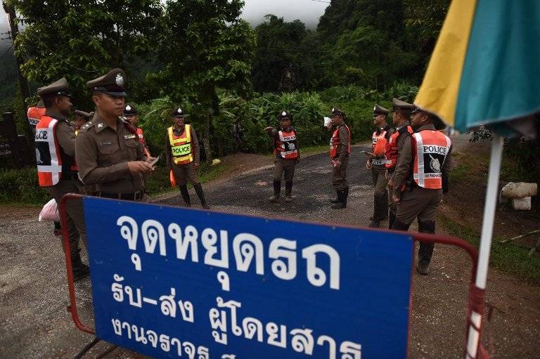 Segundo día de rescate de niños en Tailandia