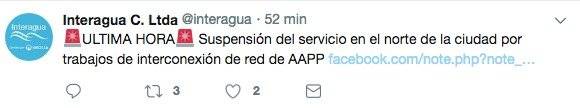 Habrá suspensión del servicio de agua potable en el norte de Guayaquil