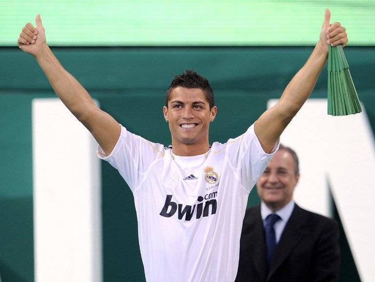 Así era presentado Cristiano Ronaldo en julio de 2009