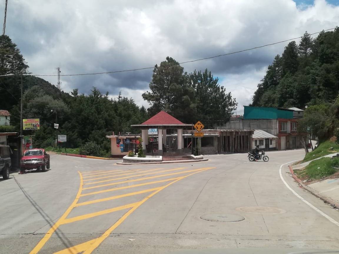 tramo carretero inaugurado en San Marcos