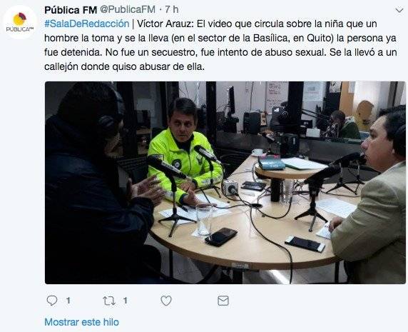 intento de abuso niña