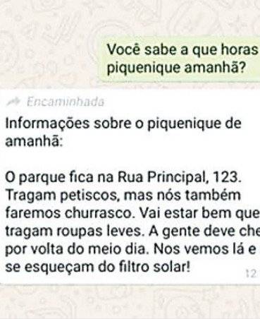 whatsapp nova funcao mensagem encaminhada