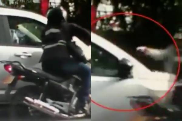Aterrador caso de fleteo en Bogot