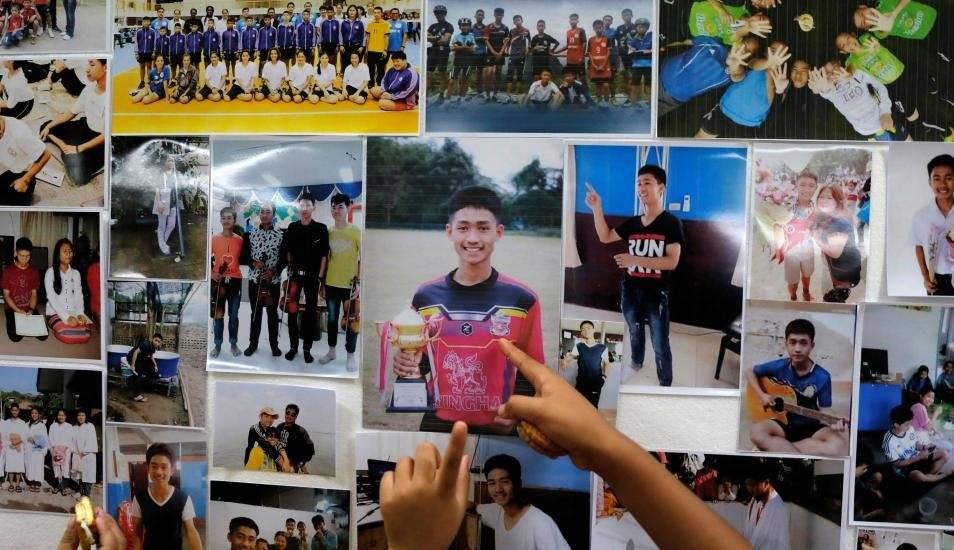Los niños del equipo Jabalíes Salvajes.