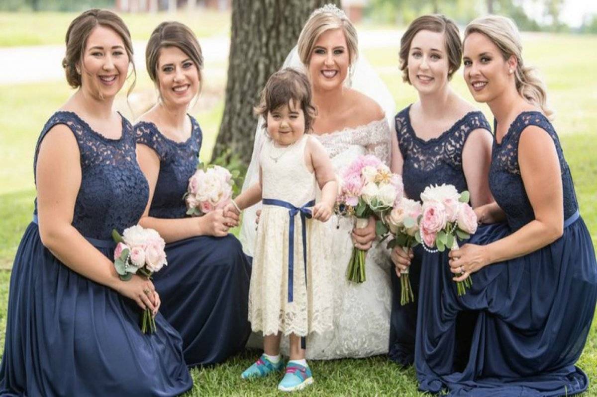 Niña leucemia boda