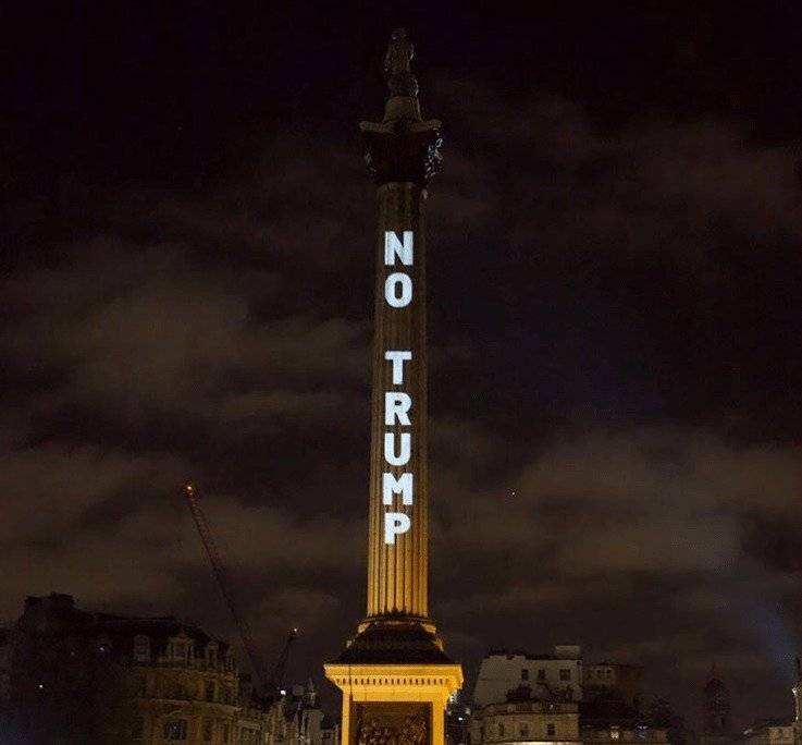 protesta contra Trump