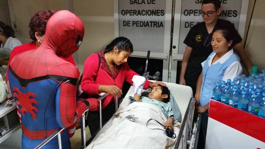 Hombre Araña en Guatemala