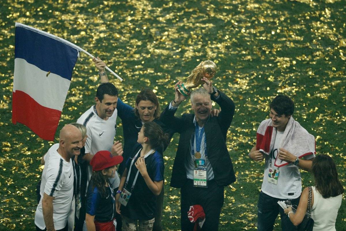 Deschamps campeón en Rusia 2018.