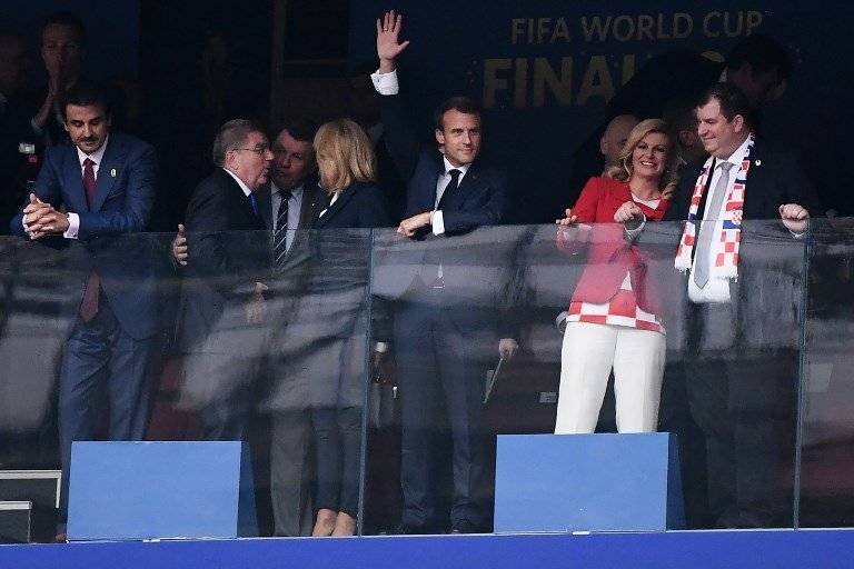 Grabar-Kitarović siempre lució emotiva durante la final