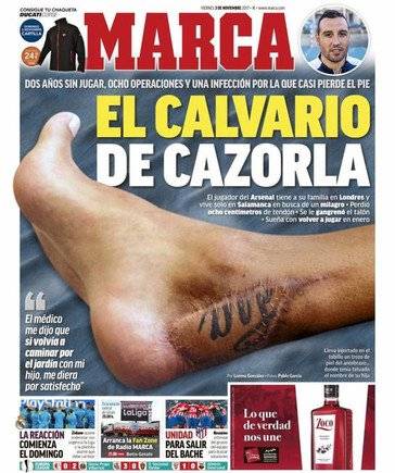 tobillo Cazorla