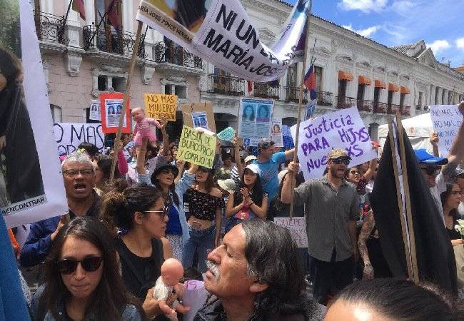 Protestas Maria Jose
