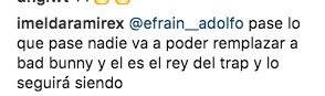 Comentario Bad Bunny