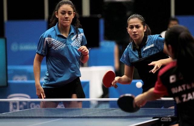 El equipo de tenis de mesa es uno de los primeros en salir en acción