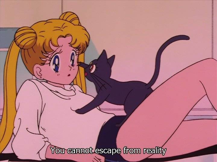 sailor moon dormida