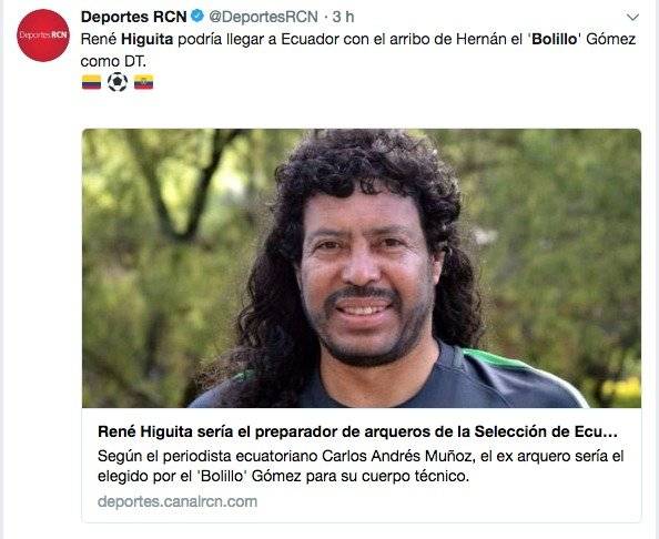 René Higuita podría trabajar con El Bolillo Gómez en la Selección de Ecuador