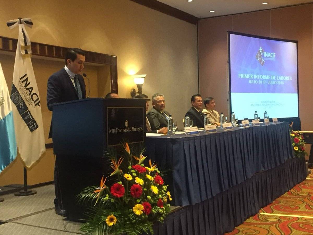 Inacif presenta informe de labores 2018
