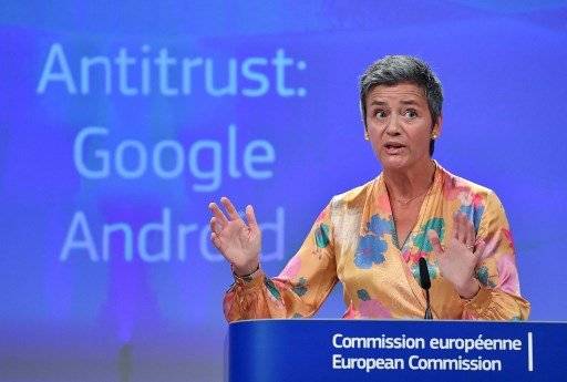 Margrethe Vestager de la Comisión de Competencia de la UE