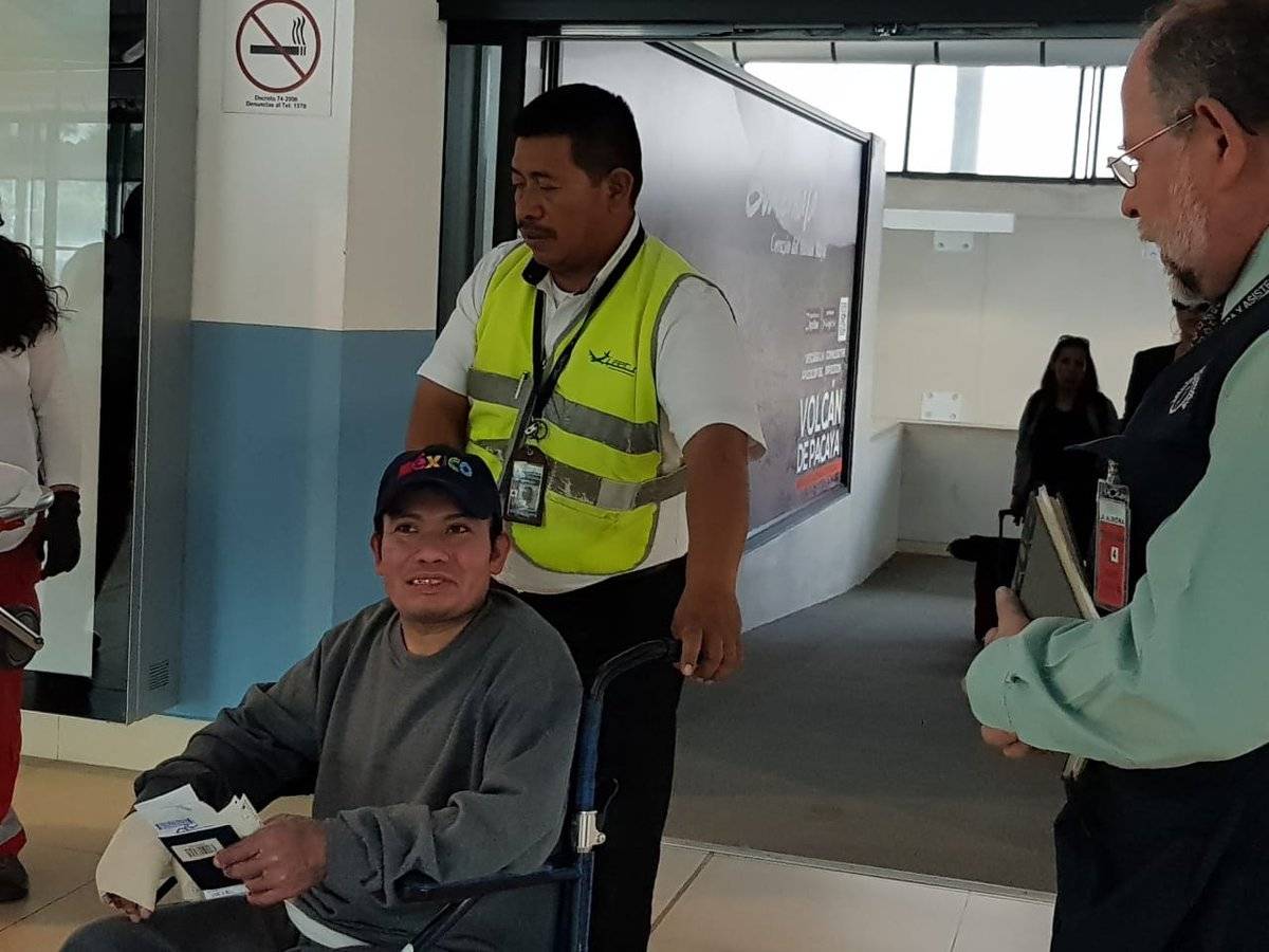 último paciente quemado por la erupción del volcán de Fuego regresa de México