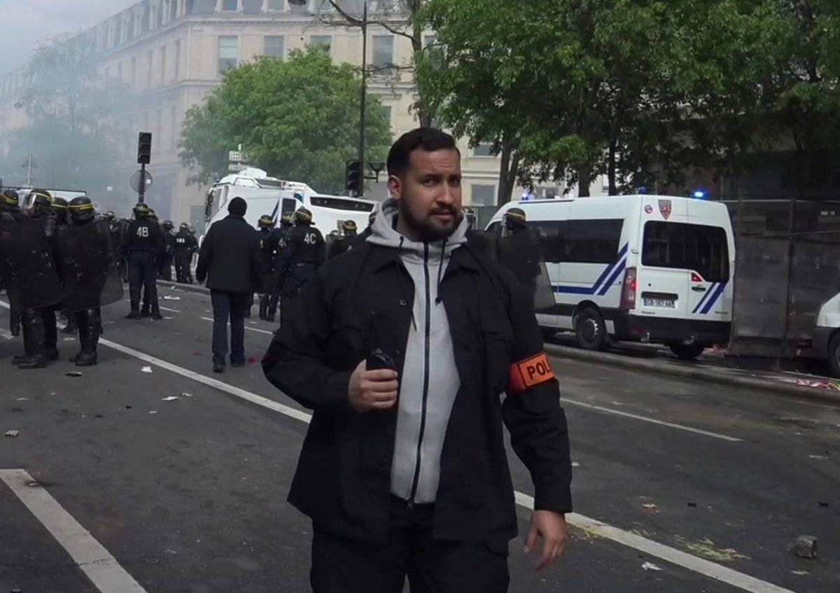 director de seguridad del equipo presidencial Macron