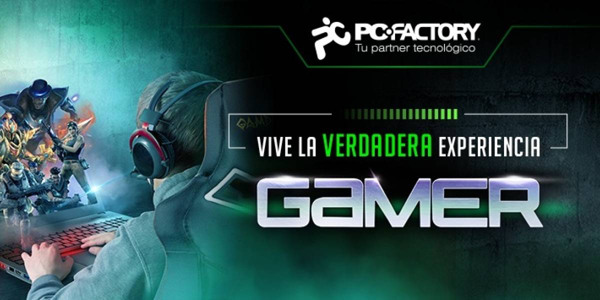 Encuentra todo lo que un gamer necesita en PC Factory