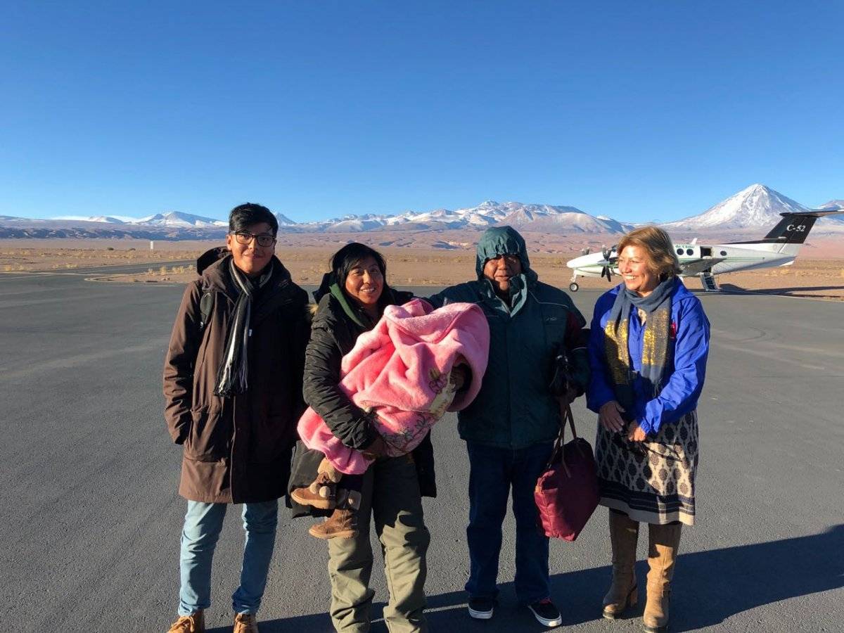 Familia rescatada
