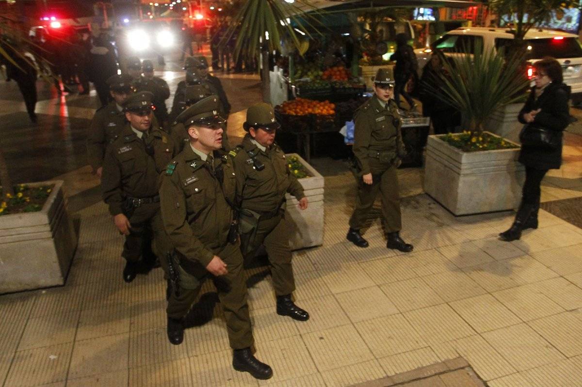 masivo operativo de carabineros