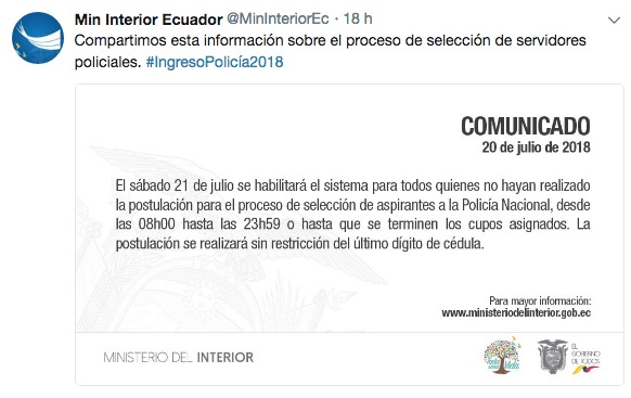 sistema Policía Nacional