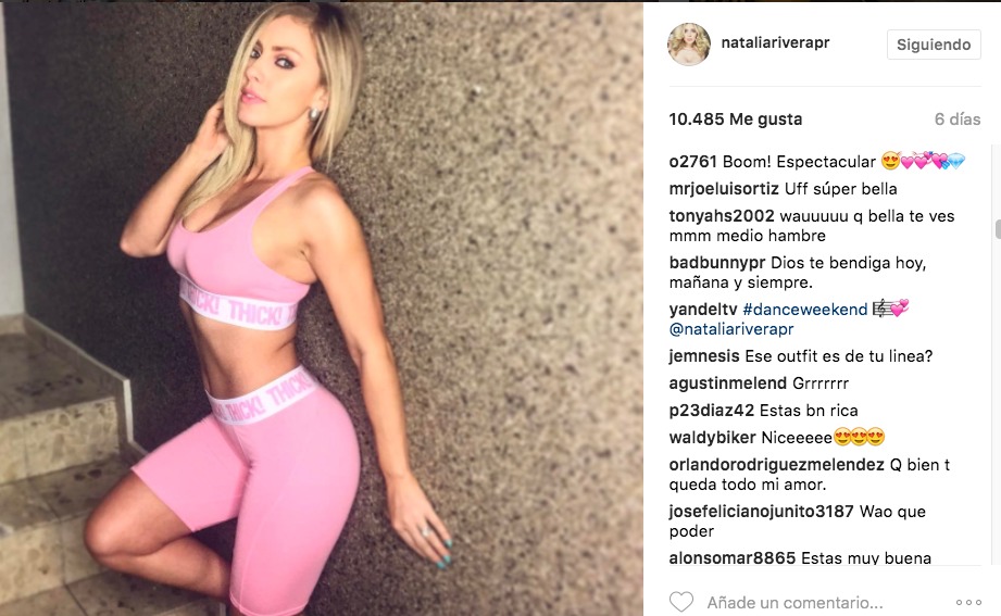 Bad Bunny le comenta a Natalia Rivera Bad Bunny le comenta a Natalia Rivera
