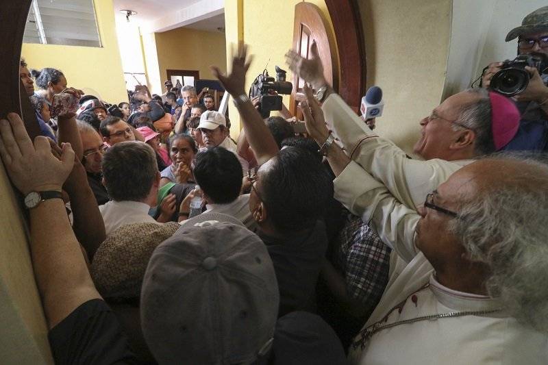 Ataque a los obispos en Diriamba