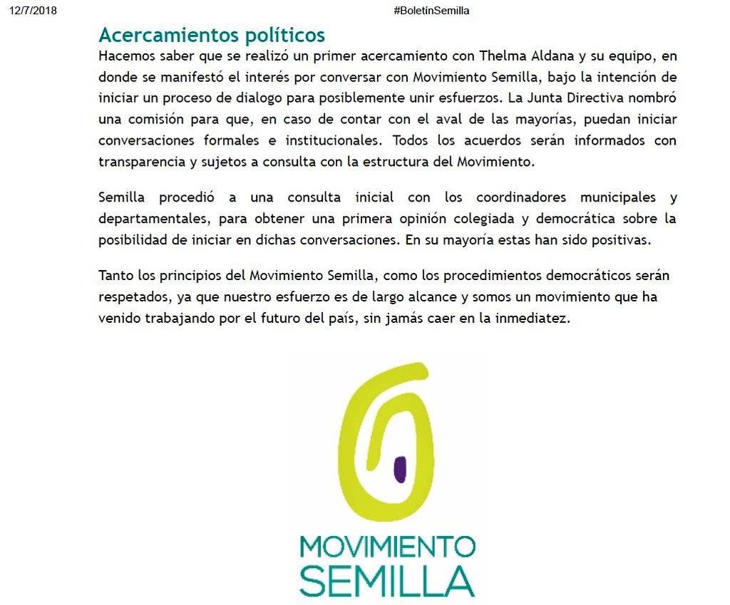 Movimiento Semilla