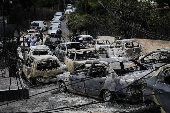 incendios en grecia