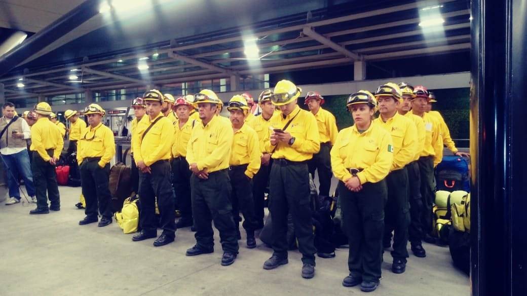 Viajan jaliscienses a Canadá para apoyar ante incendios forestales