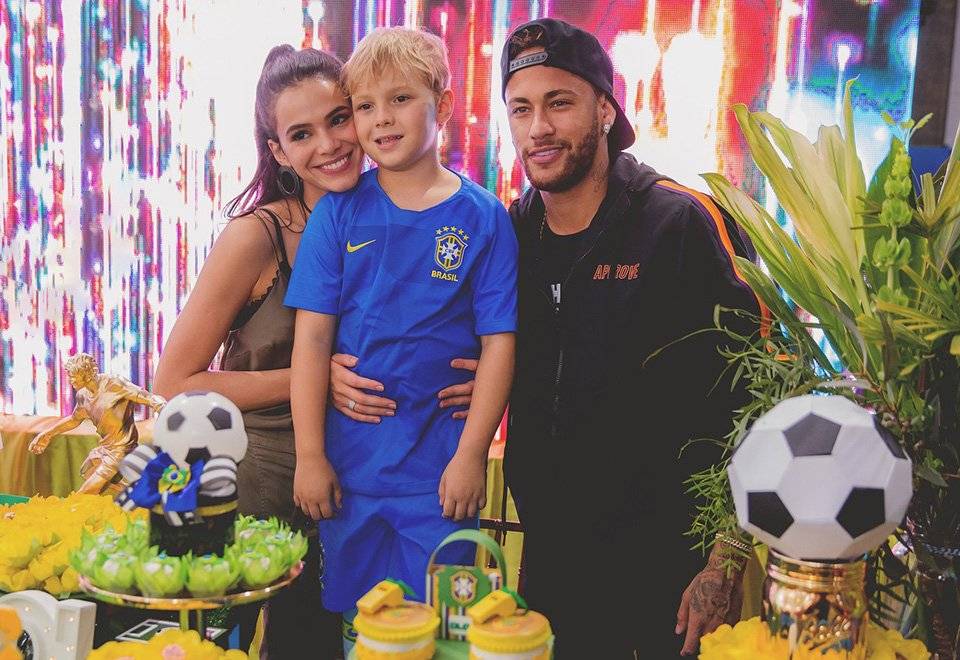 Bruna Marquezine Neymar e Davi Lucca