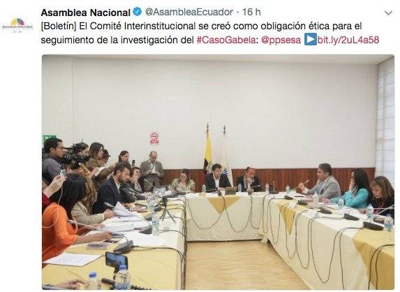 Tercer informe del caso Gabela se entregó a Rafael Correa, según José Serrano